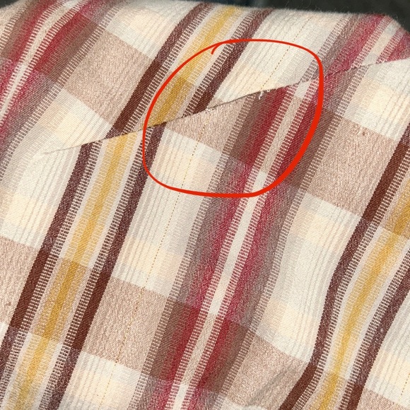 HARLEY DAVIDSON Button Up Sleeveless Red/Brown Plaid Shirt Women's Size L - Picture 8 of 10